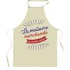 Kitchen Apron - Planetee - Printed In Rennes (Brittany) - Durable Thick Cotton - Original Humor Pattern