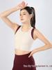 High-Strength Front-Zip Shockproof Sports Bra with Fixed Cup