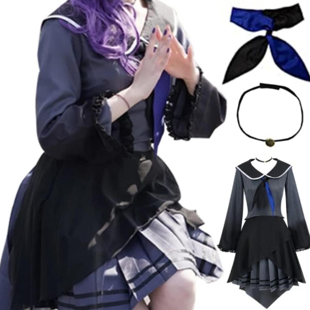 Asahina Mafuyu Cosplay Costume Wig Anime Project Sekai Colorful Stage Cosplay Halloween Party Uniform for Women Girls