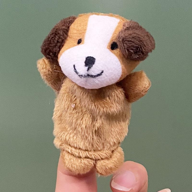 

Набір милих мультяшних ляльок із зображенням пальчиків - мишка та кролик About 8cm