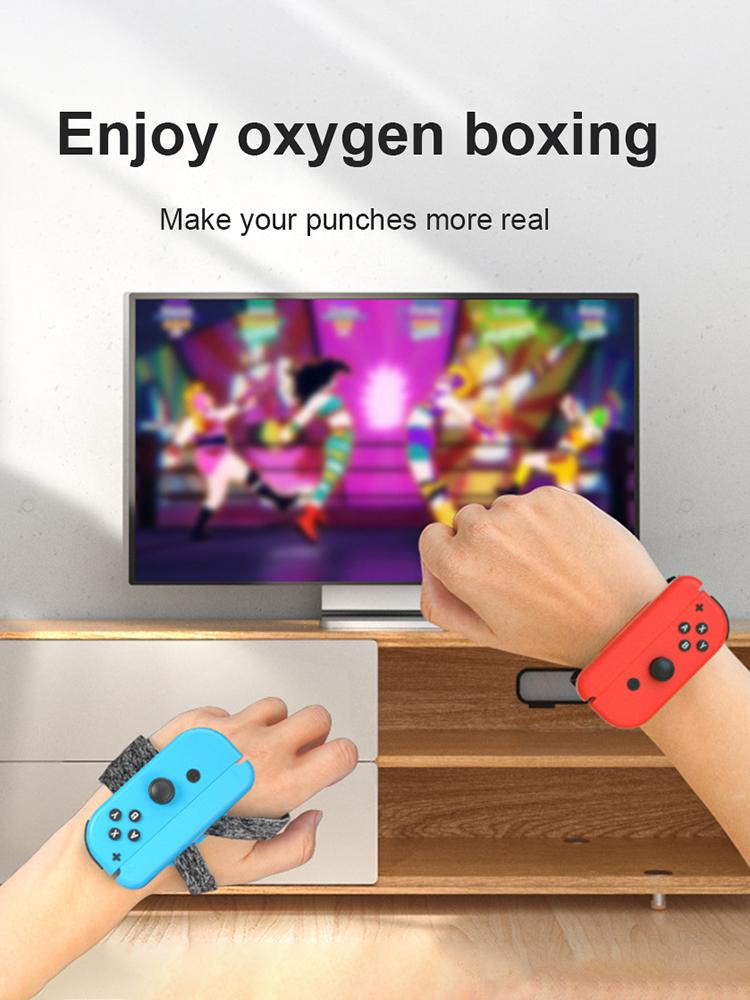 2pcs Elastic Dance Wrist Strap Adjustable Controller Wrist Dance Band Gaming Accessories Elastic Dance Wristband for Switch