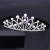The Elegant Princess Headband with A Crown and A Drill Bit Band Is A Bride's Wedding Dress Accessory