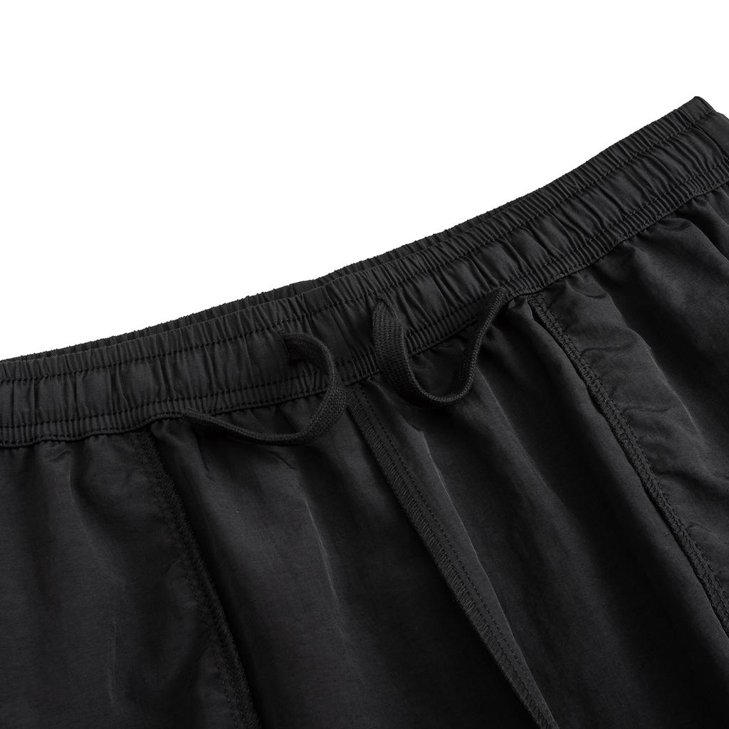 Anta Mens Woven Five-Point Shorts Summer 2026 Casual Shorts Men bottoms Basic-Black 952628502-3