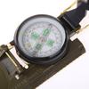 Army Green Lens Compass American Military Multifunction Mini Camping Climbing Outdoor Campass Tool