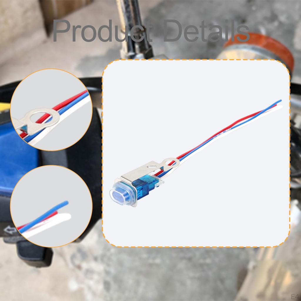 Flash Button Warning Switch, PP Replacement Control, Quick Installation, Suitable for Motorcyclists,