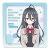 Next Door Who Sometimes Whispers In Russian Ayano Kimijima Rubber Mat Coaster Aya-san -