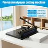 17inch Heavy Duty Paper Cutter with Double Safety Protection 400 Sheets Capacity for Classroom Crafting Cardstock Art Projects