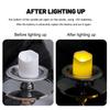 Flameless LED Electronic Candle Lights Battery Powered Tea Light Table Lamp for Wedding Halloween Christmas Decoration Candles
