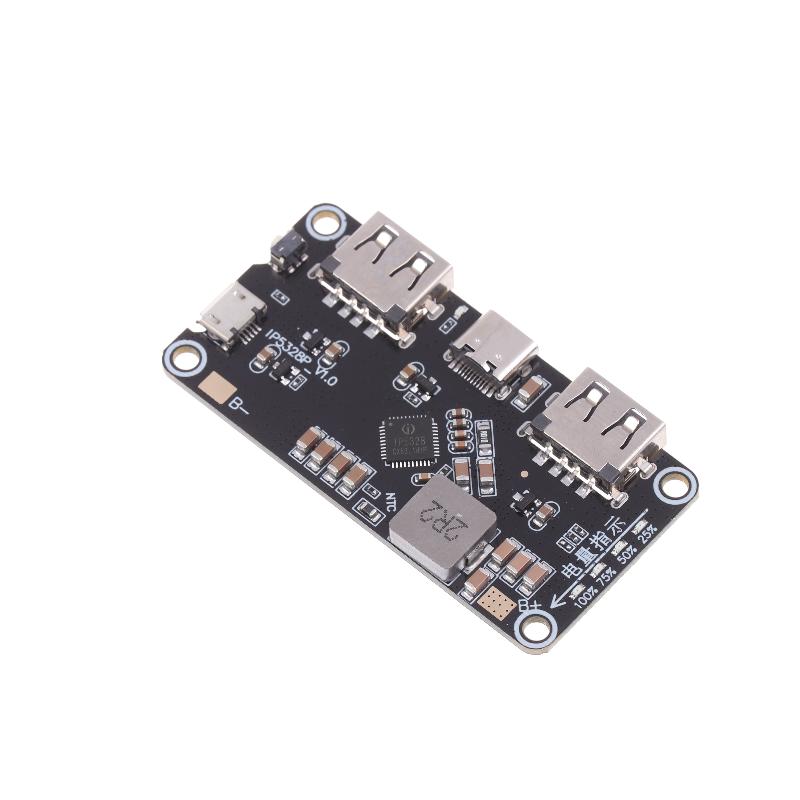 Ip5328P Bidirectional Fast Charge Module 3.7V To 5V/9V/12V Boost Converter For Power Bank Diy Charging Discharging