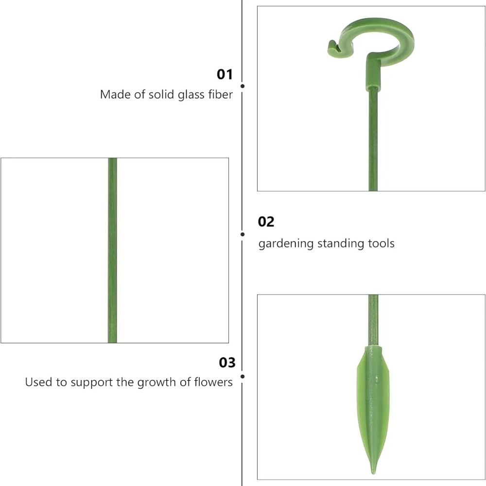 10Pcs Support Rod Bonsai Fixing Tool Fixed Flower Vine Climbing Bracket  Vegetables Vine