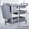 Multi-functional Three-Tier Plastic Service Cart