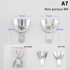 2Pcs Upper And Lower Autoclavable Teeth Tray Teeth Holder Aluminum Alloy Dental Impression Trays Lab Equipment Dentist Tool