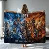 Apex Legends Print Flannel Blanket High Quality Warm Comfortable Cover for All Seasons Perfect for Gifts Home Decor
