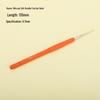 Candy-colored Crochet Hook with Gold-Plated Head - Soft Handle for DIY Sweaters, Shoes, and Hats