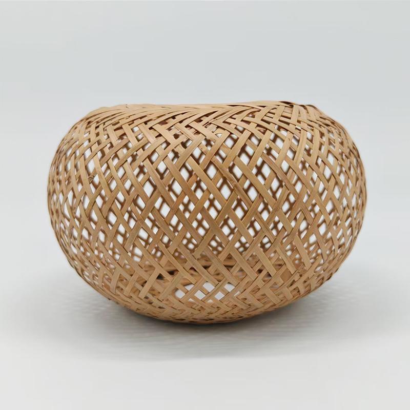 Retro Led Bamboo Woven Ceiling Lamp Corridor Aisle Living Room Ceiling Light E27 Woven Lamps Decorative Fixtures