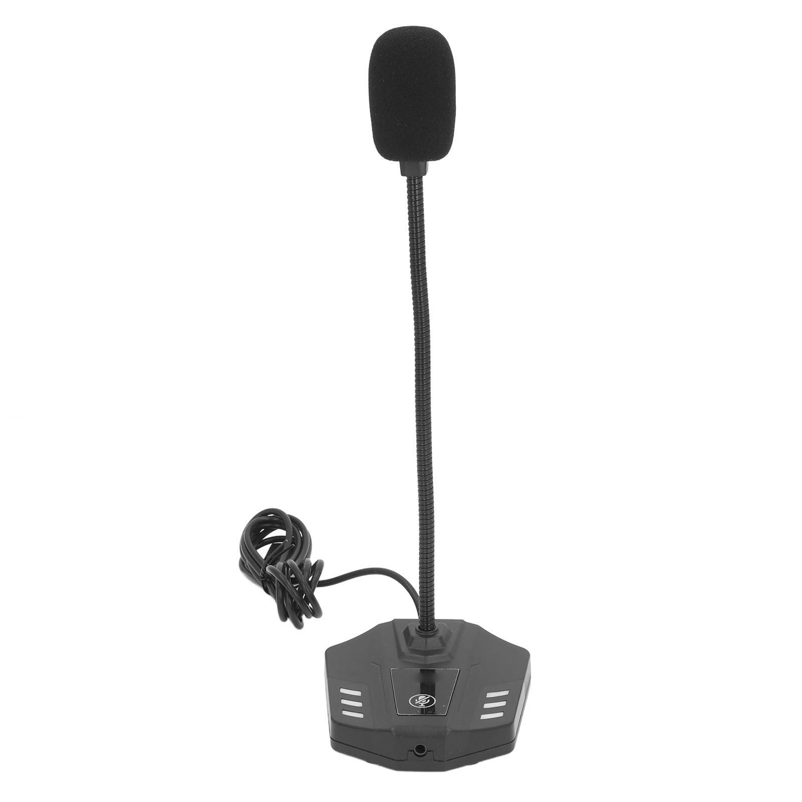 

USB Computer Microphone, Desktop Condenser Microphone for Laptop with Indicator Light and Noise Cancelling for Recording
