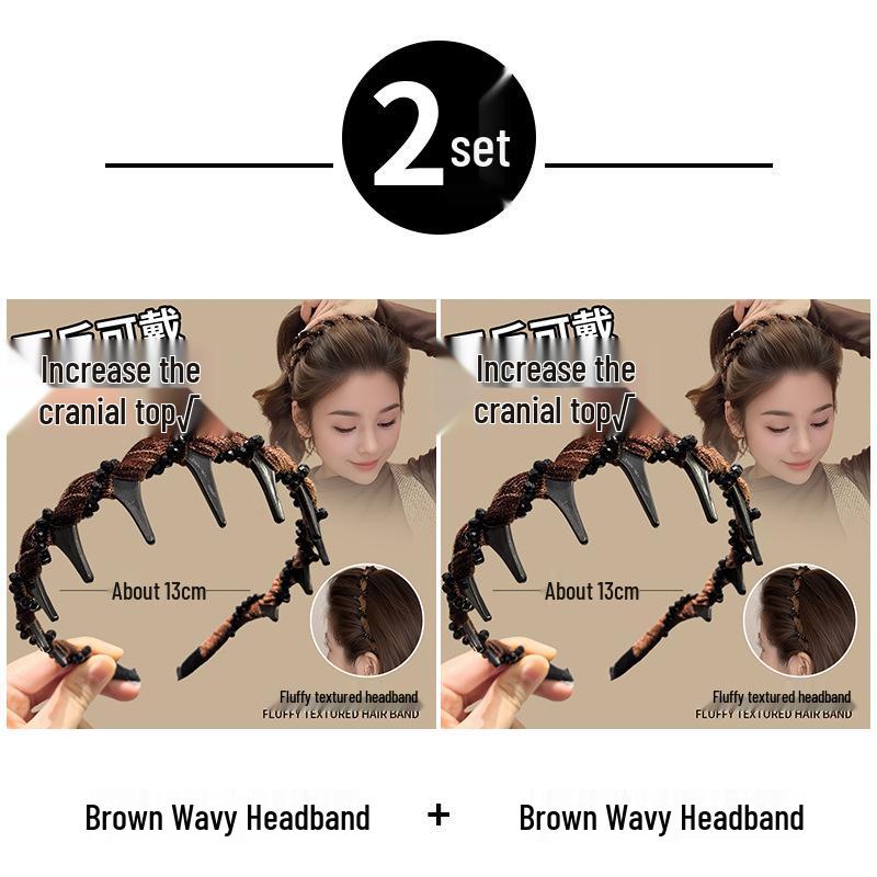 2025 Women's Luxury Pearl Skull Headband: Stylish Fashion Accessory for Face Washing