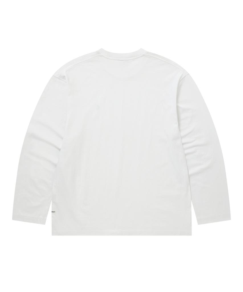 COVERNAT Small C Logo Long Sleeve White