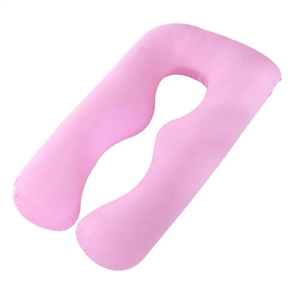 130x70cm Pregnant Pillow Case Maternity Cushion Cover U Type Lumbar Pillowcase Side Protect Cushion Cover for Pregnancy Women