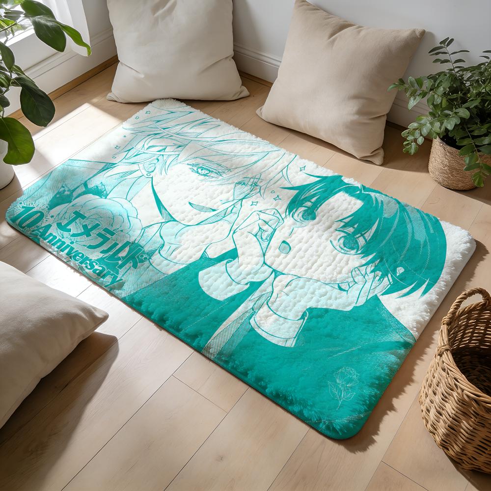 Hot BL SSekaiichi Hatsukoi Floor Mat Soft Flannel Absorbent Mat Non-Slip Rug Home Bedroom Bathroom