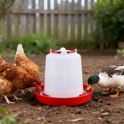 4/6Pcs 1.5L Chick Feeder Waterer Baby Chicken Duckling Quails Small Birds Pigeon Poultry Drinker Container Feeding Equipment Essential Supplies