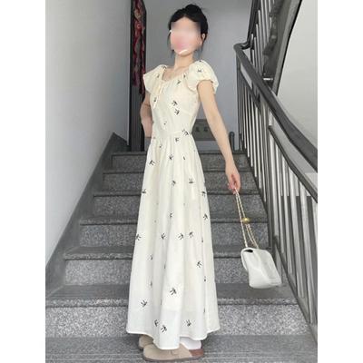 Floral Suspender Dress Children's Summer 2025 New Temperament Waist Pear-shaped Body Dress