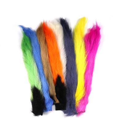 Fliegenbinden aus Kalbsschwanzhaar für Wulff Trudes Fallschirm-Trockenfliegen, kleine Bucktails, Binden von Flügeln, Streamer-Material