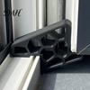Rental Friendly Window Lock 2/3/4Pcs Stopper with Track Lock, Heavy Duty Safety Rail Anti Slip Wedge Wedge, No-Tool Installation Balcony Door Stop