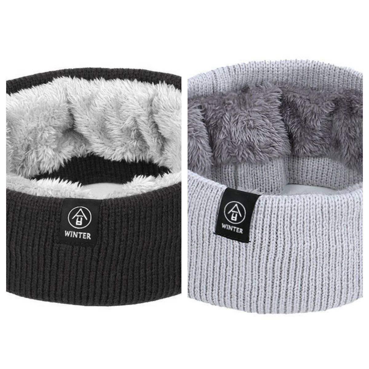 

Unisex Korean Style Thick Knit Neck Warmer Pullover Scarf Trial Regular Material Random Color Single