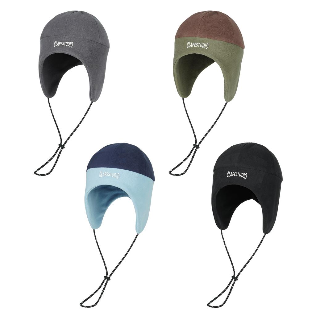 Casquette d'aviateur Clape avec Parfait pour l'extérieur Hiver enneigé et Oreillettes, Polaire, Chaud, Activités, Travail, Déplacements, Montagnes, Alpinisme, Cyclisme, Pêche,