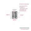 Stainless Steel Swing Hinges (1"-4") - Set of 20 Minimum Order