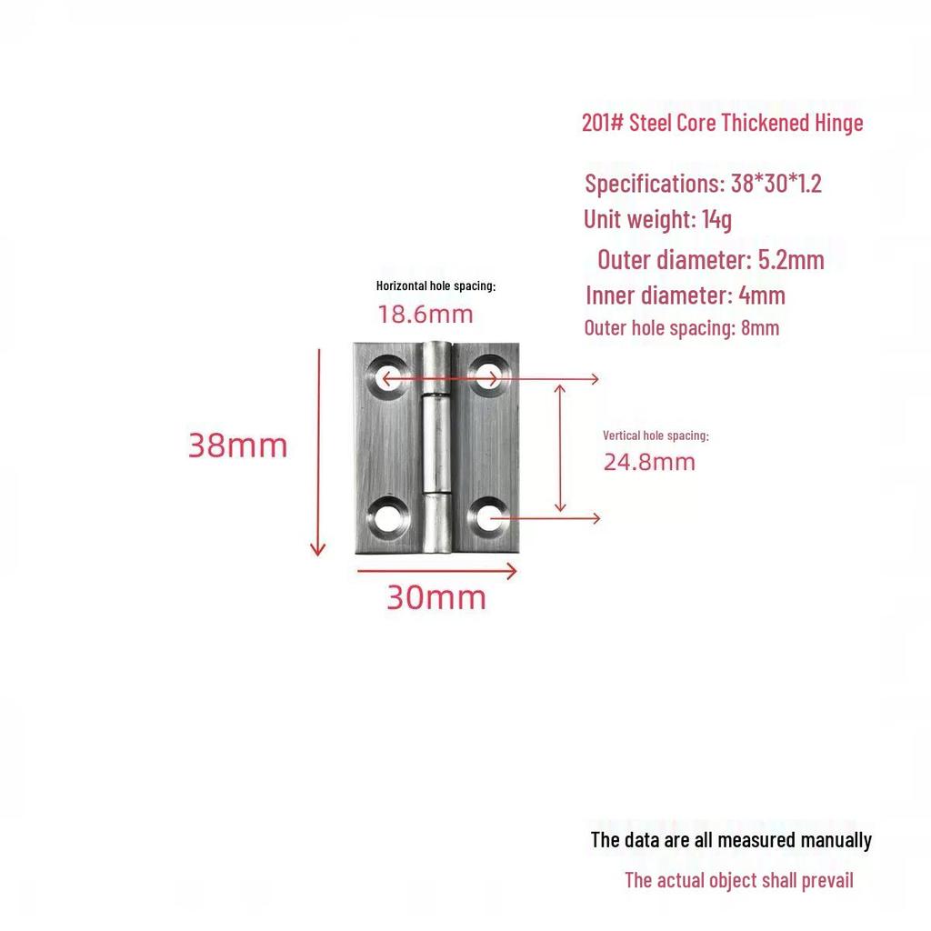Stainless Steel Swing Hinges (1"-4") - Set of 20 Minimum Order
