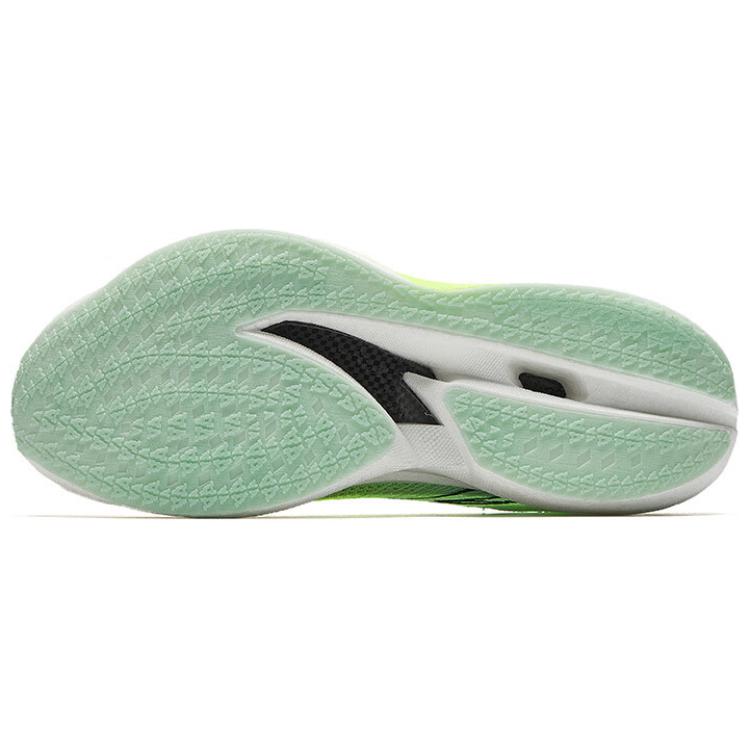 New Anta C202 6.0 Anti Slip Wear Resistant Low Top Carbon Plate Marathon Training Running Shoes Women's Green 122445570-4