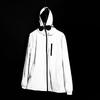 Men's Reflective Hooded Windbreaker: Cross-Border Outdoor Streetwear Casual Jacket with Custom Logo