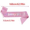 Baby Shower Sash Mommys to Be Sash Adjustable 3Color for Gender Reveal,Welcome Baby,Baby Sprinkle Ideals Mom and Dad Gift