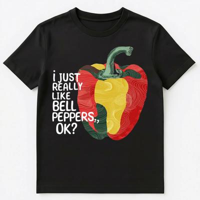 Im Just Really Into Bell Peppers Ok Colorful Unisex T-Shirt