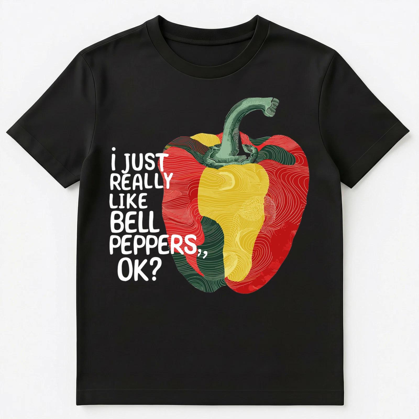 

Im Just Really Into Bell Peppers Ok Colorful Unisex T-Shirt S