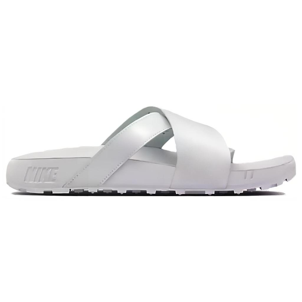 Nike Taupo Sliders Breathable Non-Slip Slide Sandals Unisex Footwear White 849756-100