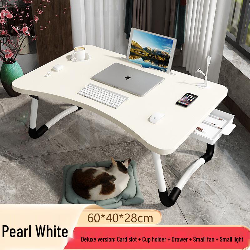 Foldable Laptop Bed Desk - Floor Sitting Table for Bedroom or Dorm Study