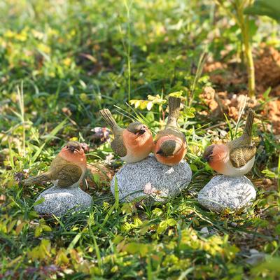 Bird Resin Ornaments Garden Statues Sculptures Home Courtyard Outdoor Garden Landscaping Decoration Yard Garden Decor