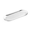 Compact Oval Tray Enhance the Aesthetics of Your Home with This Silvery Tray