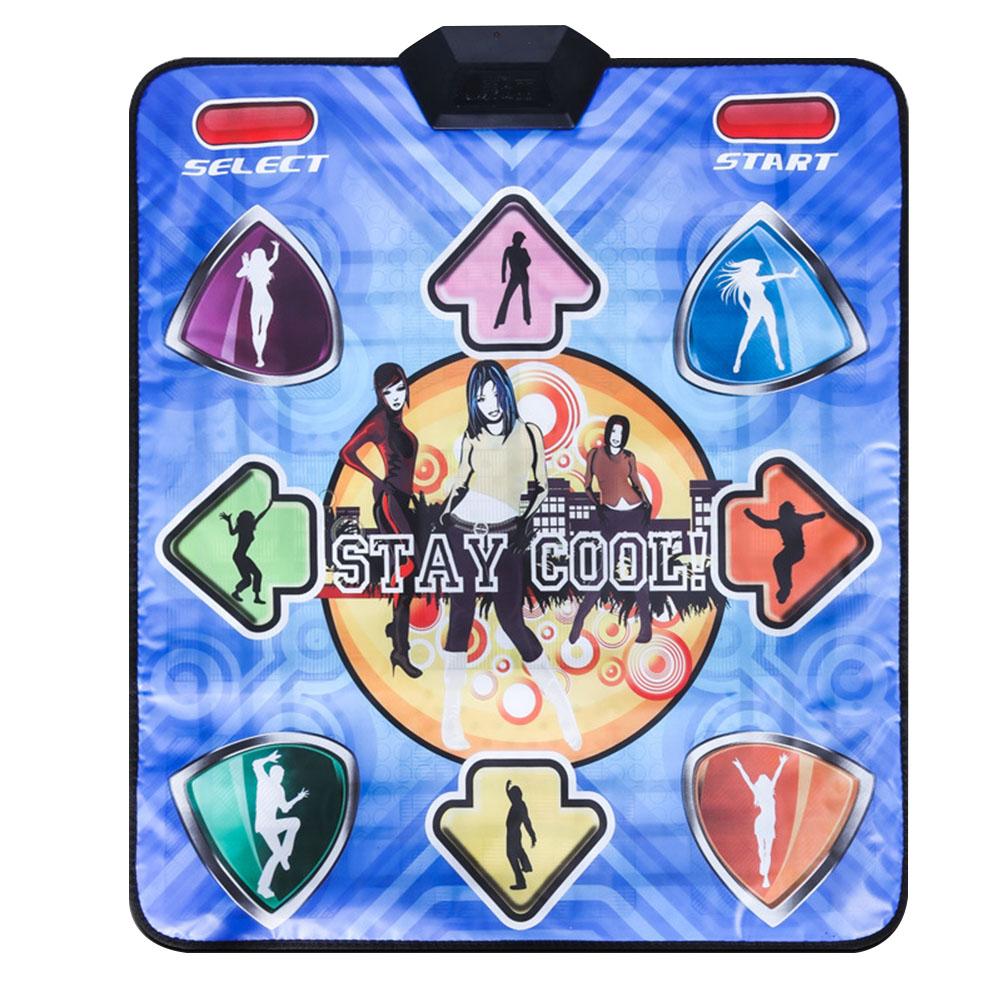 USB Wired Dance Mat Non-Slip Electronic Dance Pad with LED Lights Dance Fitness Exercise Pad for Kids Adults Gift for Girls Boys