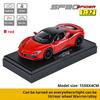 1:32 Ferra Sf90 Luxury Sports Car Exquisite Alloy Simulation Car Model Pull Back Collectible Figurine & Desktop Decoration