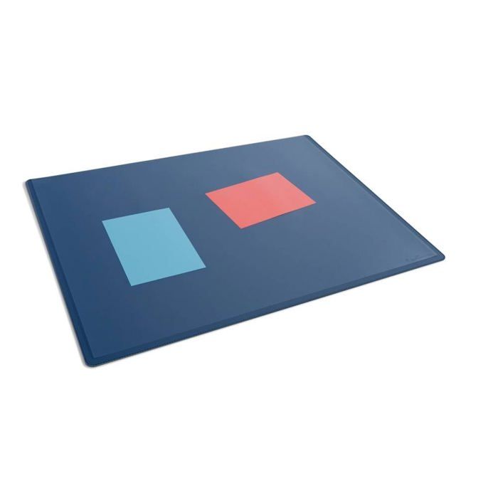 Durable 722207 Sous-main bleu foncé, transparent (l x H) 530 mm x 400 mm