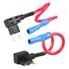 5 kusů 12V 15A Sada adaptéru s pojistkovým odbočovačem do auta, Mini ATM APM nožová pojistka