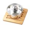 Hollow Eco-friendly Bamboo Natural Heat Resistant Dishes Holder Pot Trivet Pan Stand Insulation Mat