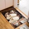 1PC Custom Name Dogs With Big Smiles Theme Floor Mat Ideal for Living Room, Game Rooms, Office, Bedroom,Floor Mat Playful Design190