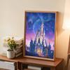 DIY Diamond Painting A Magnificent Castle Cross Stitch Kit Mosaic Art Diamond Painting Full Circle Diamond Home Decoration
