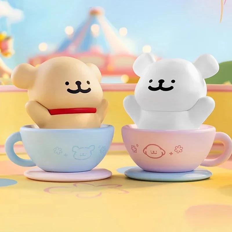 New Maltese Cute Figurine Happy Continuous High Quality Chinese Version Model Desktop Decorations Ornaments Toy Gift