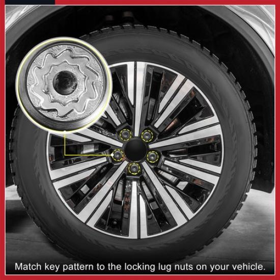 525 Wheel Lock Lug Nut Anti Theft Screw Removal Key